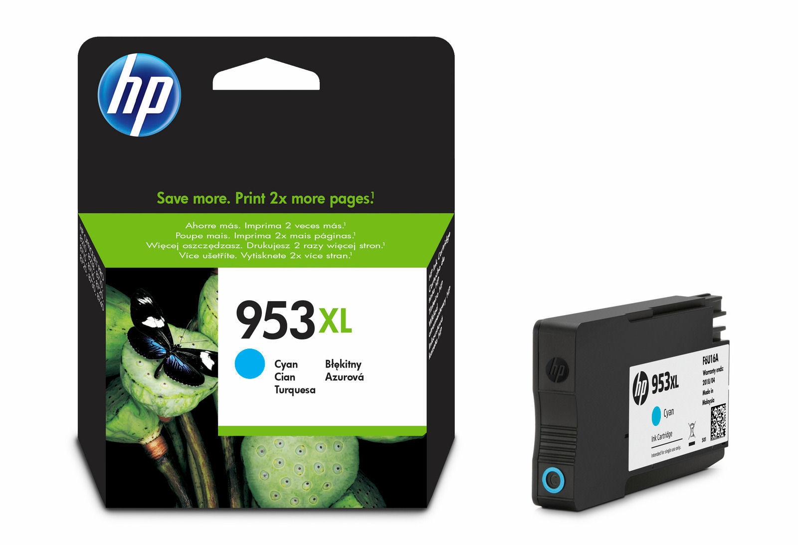 Заправка струйного картриджа HP №953 XL C