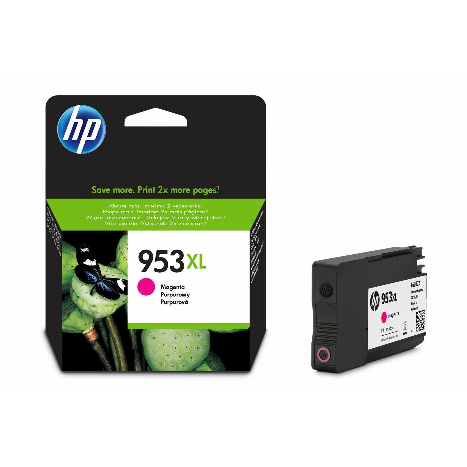 Заправка струйного картриджа HP №953 XL M
