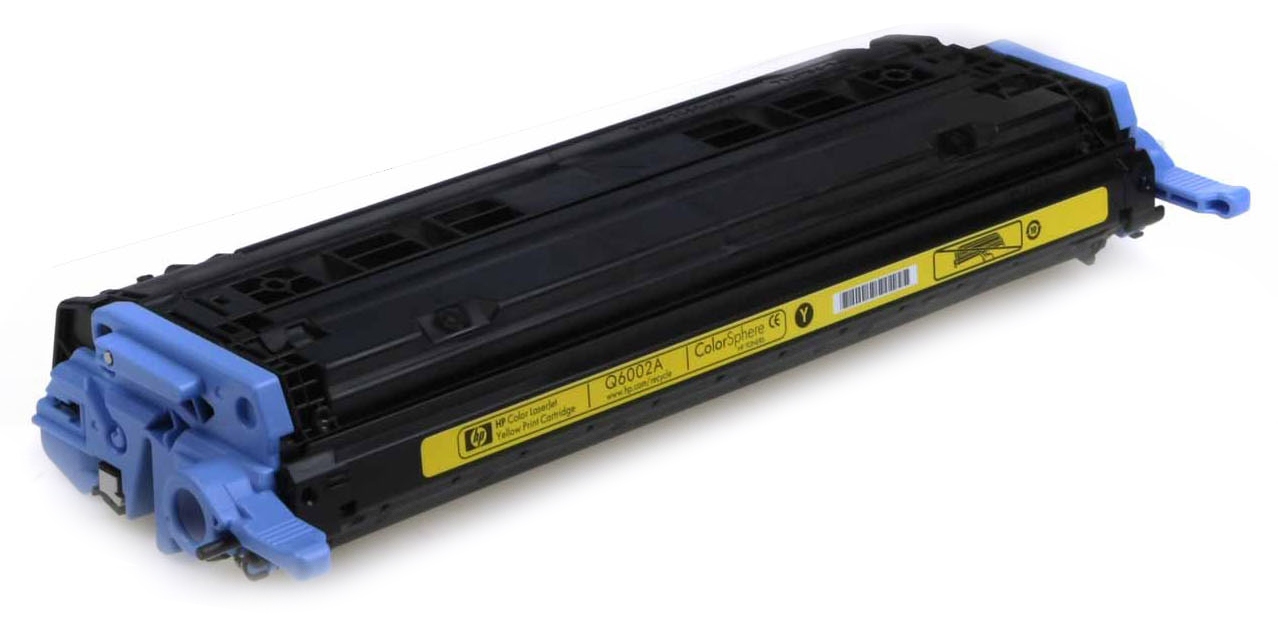 Заправка лазерного цветного картриджа HP Q6002A 124A Y без чипа*