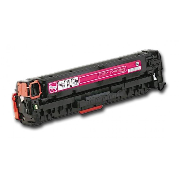 Заправка лазерного цветного картриджа HP CC533A 304A М без чипа*