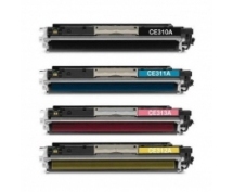Заправка лазерного цветного картриджа HP CE310A 126A Bk без чипа*