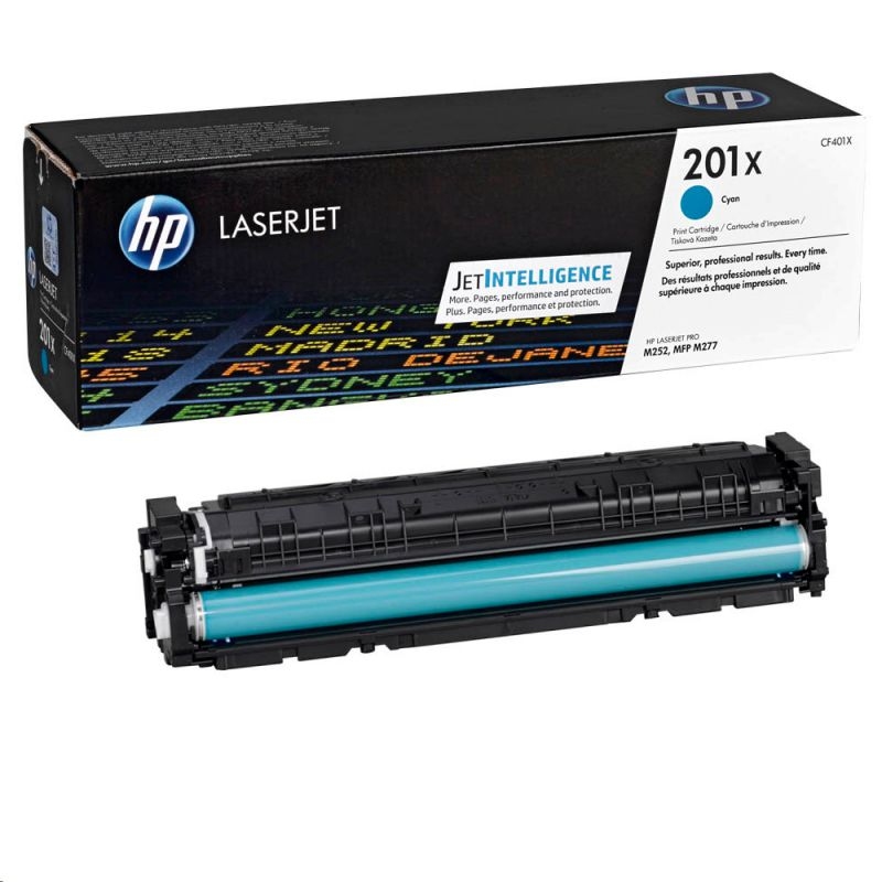 Заправка лазерного цветного картриджа HP CF401X 201X С без чипа*