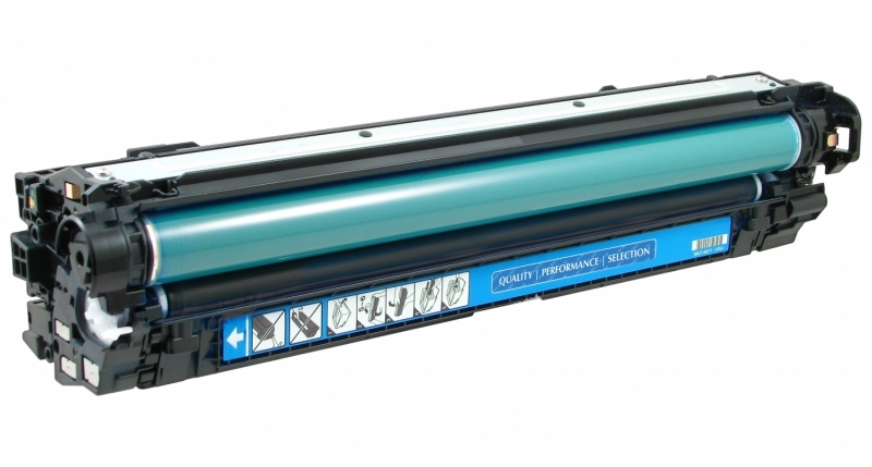 Заправка лазерного цветного картриджа HP CE271A 650A С без чипа*
