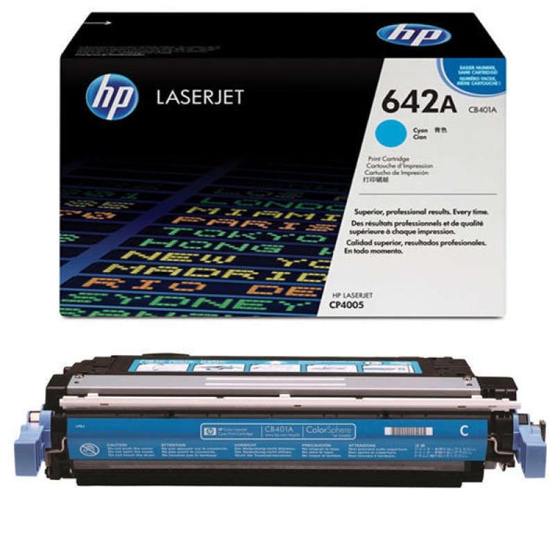 Заправка лазерного цветного картриджа HP CB401A C без чипа*