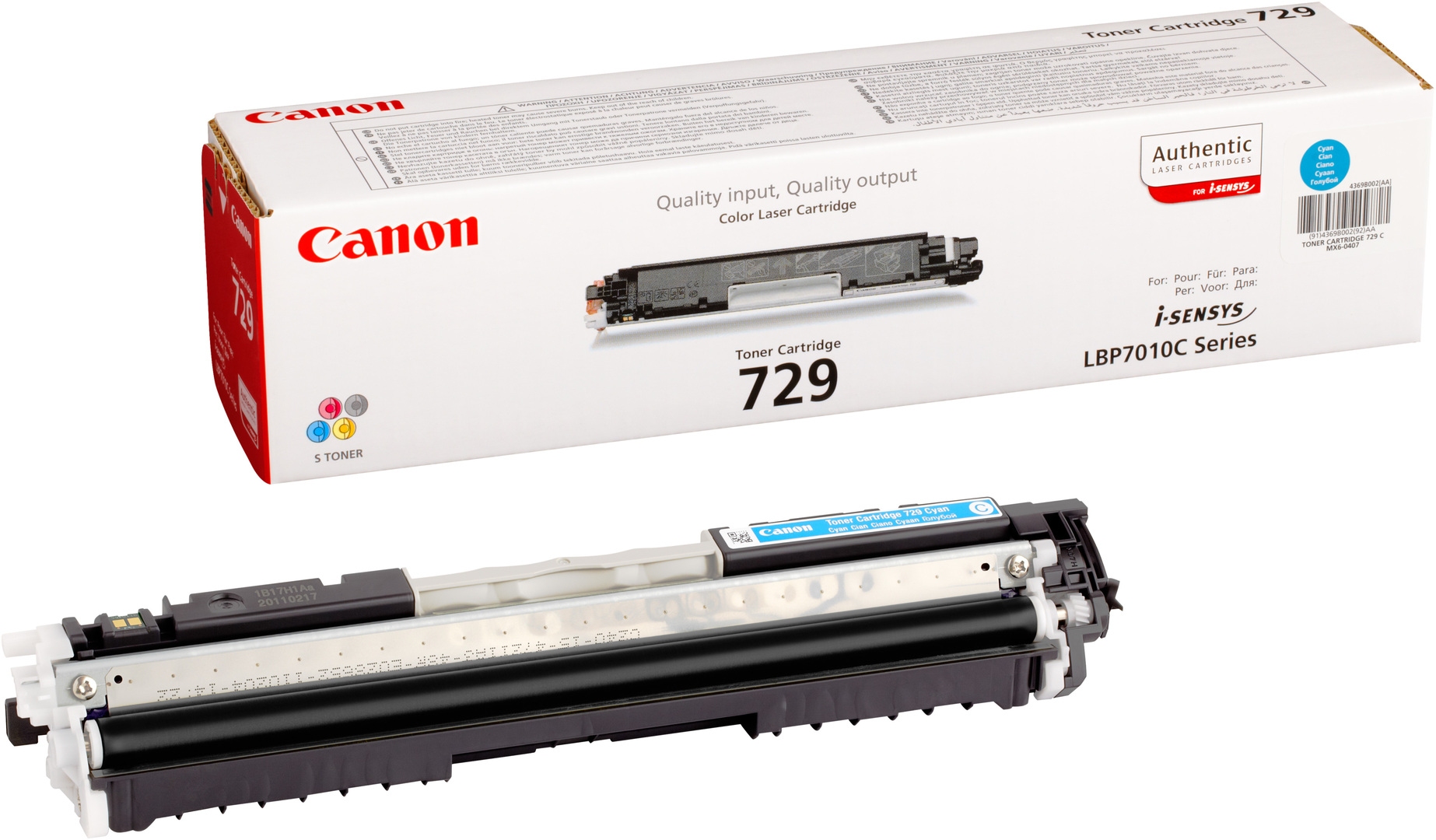 Заправка лазерного картриджа Cartridge 729C без чипа*