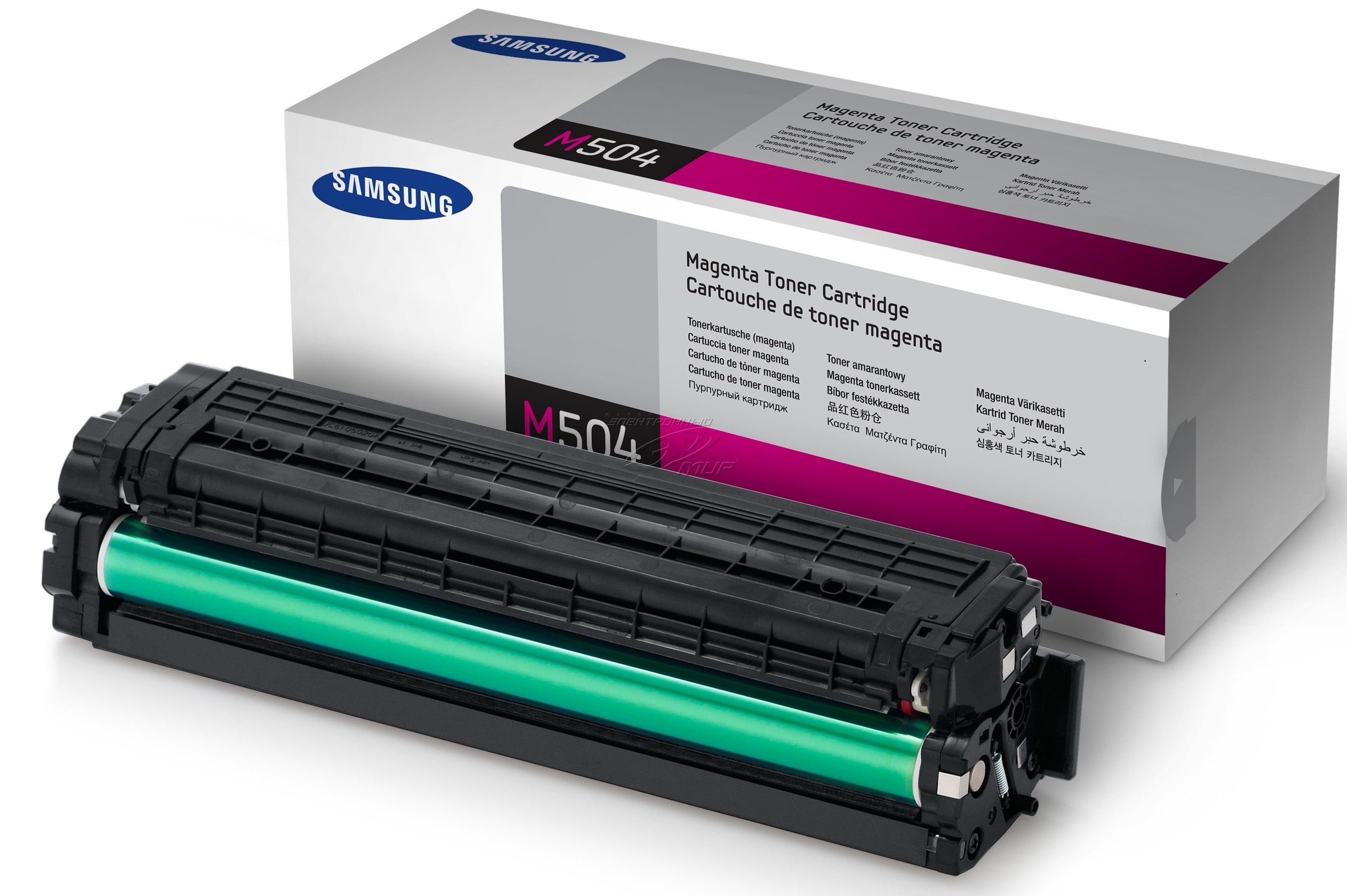 Заправка лазерного цветного картриджа Samsung CLT-M504S без чипа*