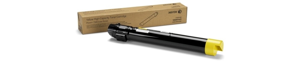 Заправка лазерного цветного картриджа Xerox Phaser 7500 (106R01445) Желтый без чипа*