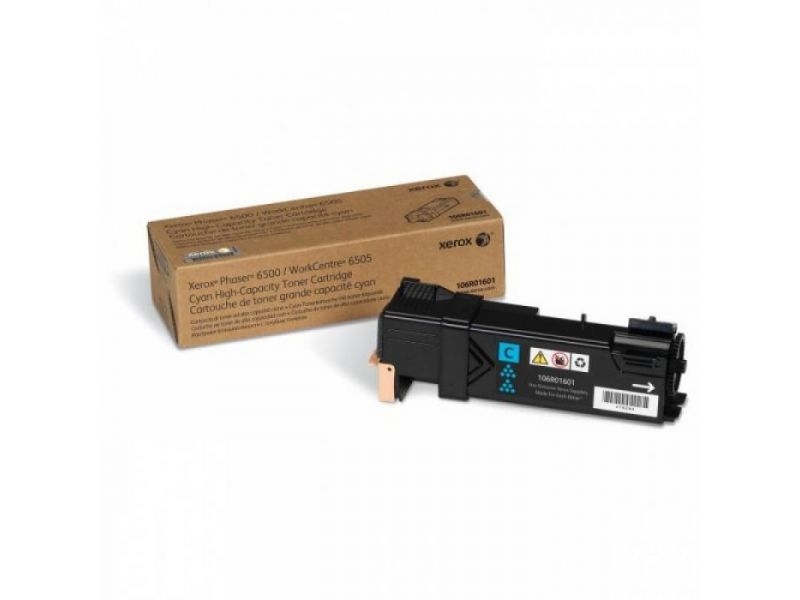 Заправка лазерного цветного картриджа Xerox Phaser 6500 / WC 6505 (106R01601) Голубой без чипа*