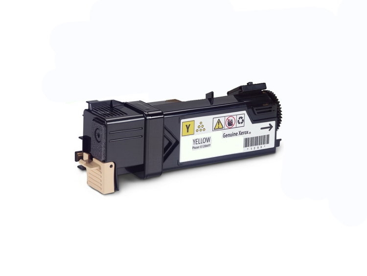 Заправка лазерного цветного картриджа Xerox Phaser 6128 (106R01458) Желтый без чипа*