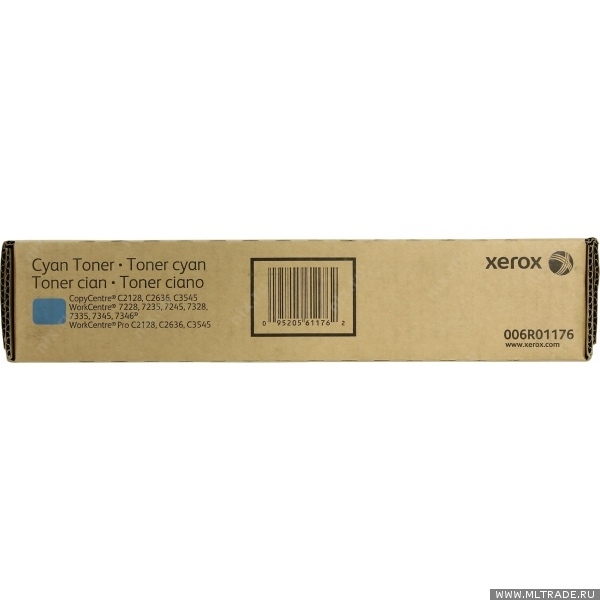 Заправка лазерного цветного картриджа Xerox WC 7228 / 7235 / 7245 / 7328 / 7335 / 7345 / 7346 (006R01176) Голубой