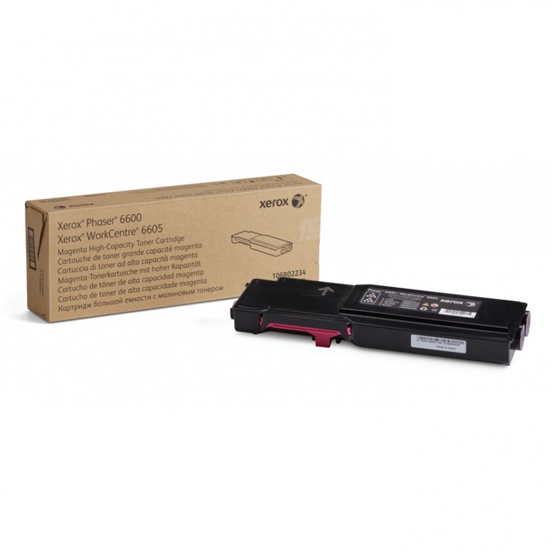 Заправка лазерного цветного картриджа Xerox Phaser 6600/WC 6605 (106R02234) (6k) M Пурпурный без чипа*