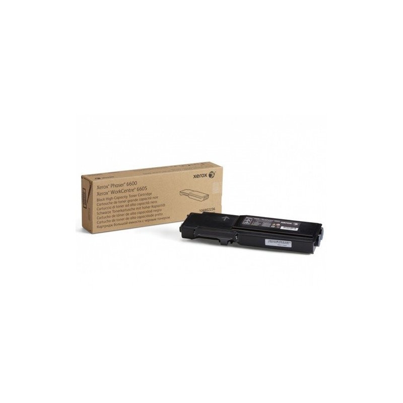 Заправка лазерного цветного картриджа Xerox Phaser 6600/WC 6605 (106R02236) (8k) B Черный без чипа*
