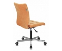 Кресло Бюрократ CH-330M/VELV72 без подлокотников (оранжевый)