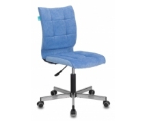 Кресло Бюрократ CH-330M/VELV86 без подлокотников (голубой)