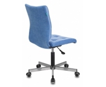 Кресло Бюрократ CH-330M/VELV86 без подлокотников (голубой)