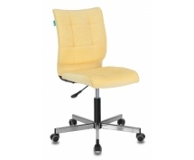 Кресло Бюрократ CH-330M/VELV74 без подлокотников (желтый)