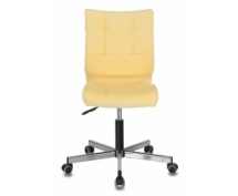 Кресло Бюрократ CH-330M/VELV74 без подлокотников (желтый)