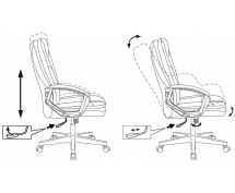 Кресло Бюрократ CH-868N/BLACK (черный)