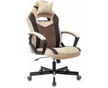 Кресло игровое Бюрократ VIKING 6 KNIGHT (коричнево-бежевый)