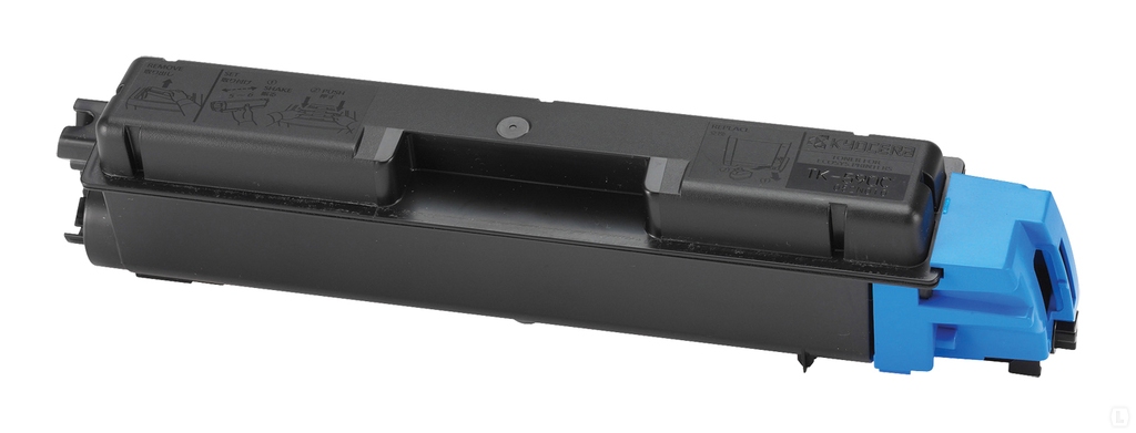 Заправка лазерного цветного картриджа Kyocera ТК-590C без чипа*