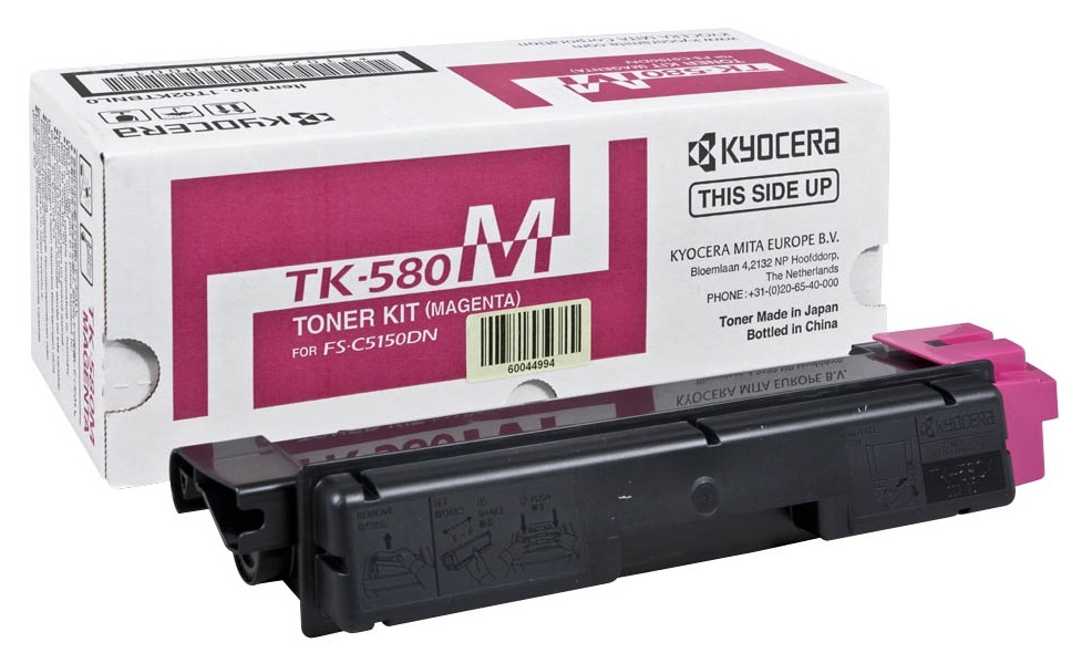 Заправка лазерного цветного картриджа Kyocera TK-580M без чипа*