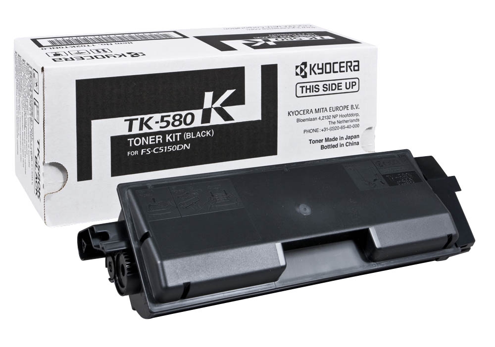 Заправка лазерного цветного картриджа Kyocera TK-580K без чипа*