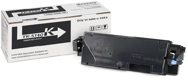 Заправка лазерного цветного картриджа Kyocera TK-5140K без чипа