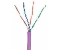 Кабель UTP 5e level TWT-5EUTP-NGLS   (305м, фиолетовый)