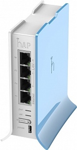 MikroTik hAP lite tower (RB941-2nD-TC) <Wi-Fi роутер> <802.11n, х100Мбит>