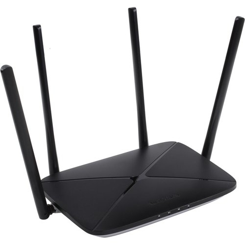 MERCUSYS AC12G/AC1200 <Wi-Fi роутер> <802.11ac, AC1200, 3х1Гбит/с, 1х1Гбит/с>