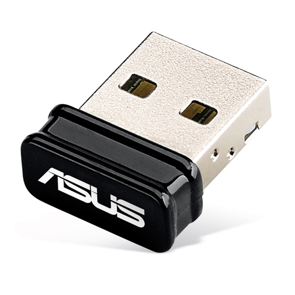 Сетевой адаптер Asus USB-N10 NANO (802.11b/g/n, 150Мбит) <USB 2.0>