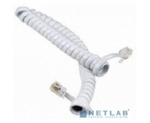 Телефонный кабель REXANT 2м (18-2021) спиральный для телефонной трубки <белый>