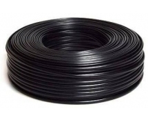 Телефонный кабель четырехпроводный многож., (100м), черный