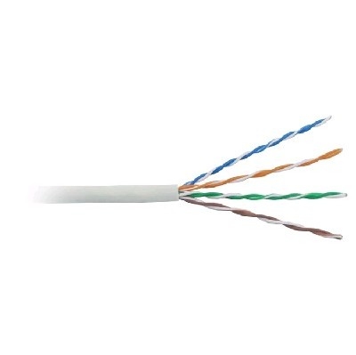 Кабель Hyperline UUTP4-C5E-S24-IN-PVC-GY-305 (UTP4-C5E-SOLID-GY-305) (м)