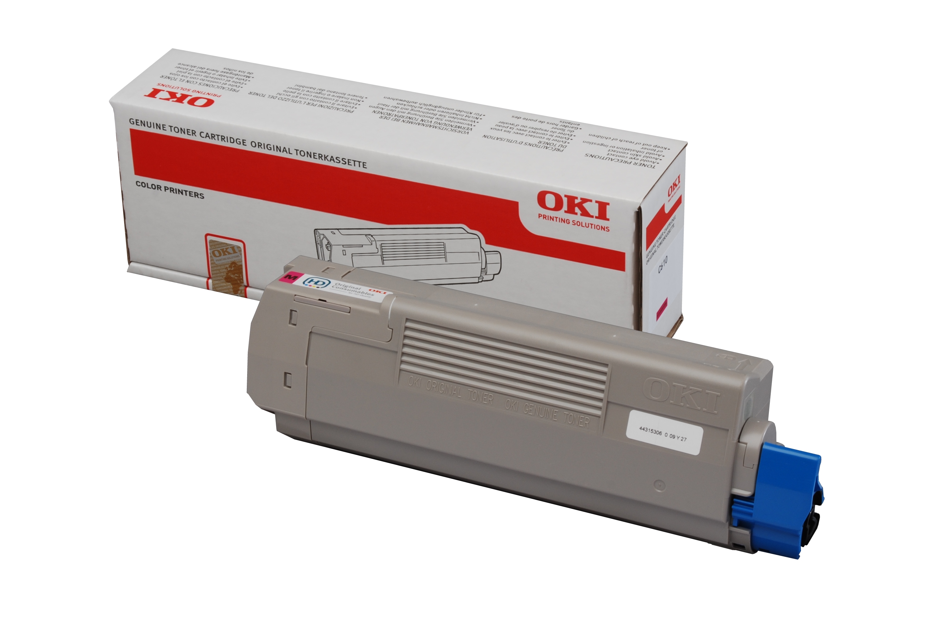 Заправка лазерного цветного картриджа OKI С610  M без чипа*