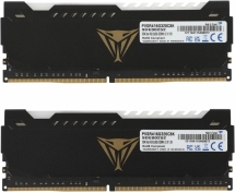 Набор памяти DDR4  2x8GB 3200МГц Patriot Viper Steel RGB (CL18, 1.35V) (PVSR416G320C8K)