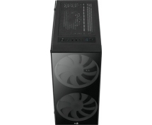 Корпус Aerocool Python <ATX, без БП, 2xUSB2.0, 1xUSB3.0, Audio, окно, 3xARGB FAN> (черный)
