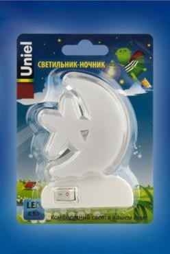 Ночник UNIEL DTL-301 месяц со звёздочкой