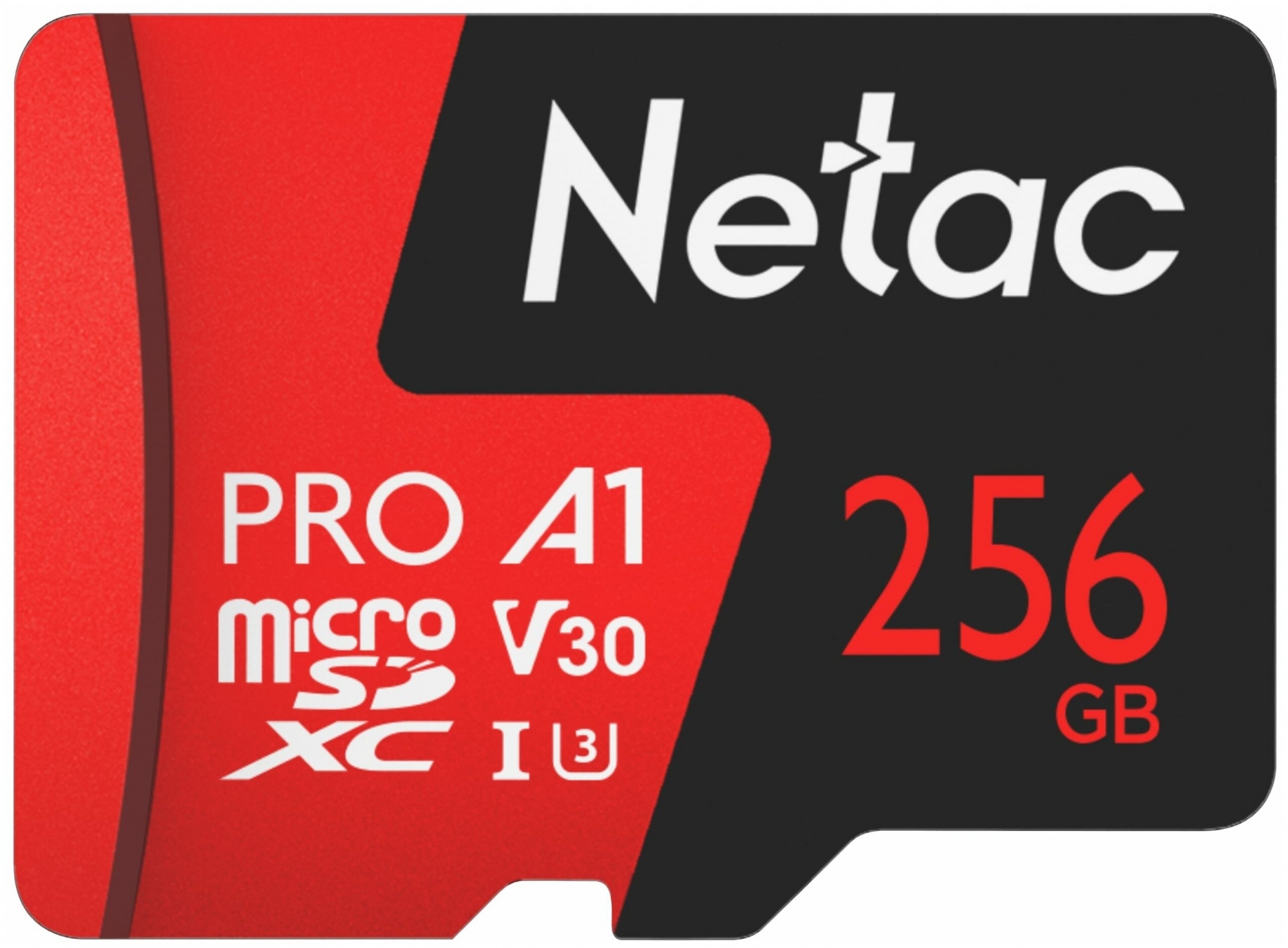 Карта памяти MicroSD 256GB Netac P500 Extreme Pro + адаптер (NT02P500PRO-256G-R)