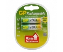 Аккумуляторы GP 2х2300мАч, размер AA (230AAHC)