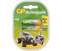 Аккумуляторы GP 2х950мАч, размер AAA (95AAAHC-2DECRC2)